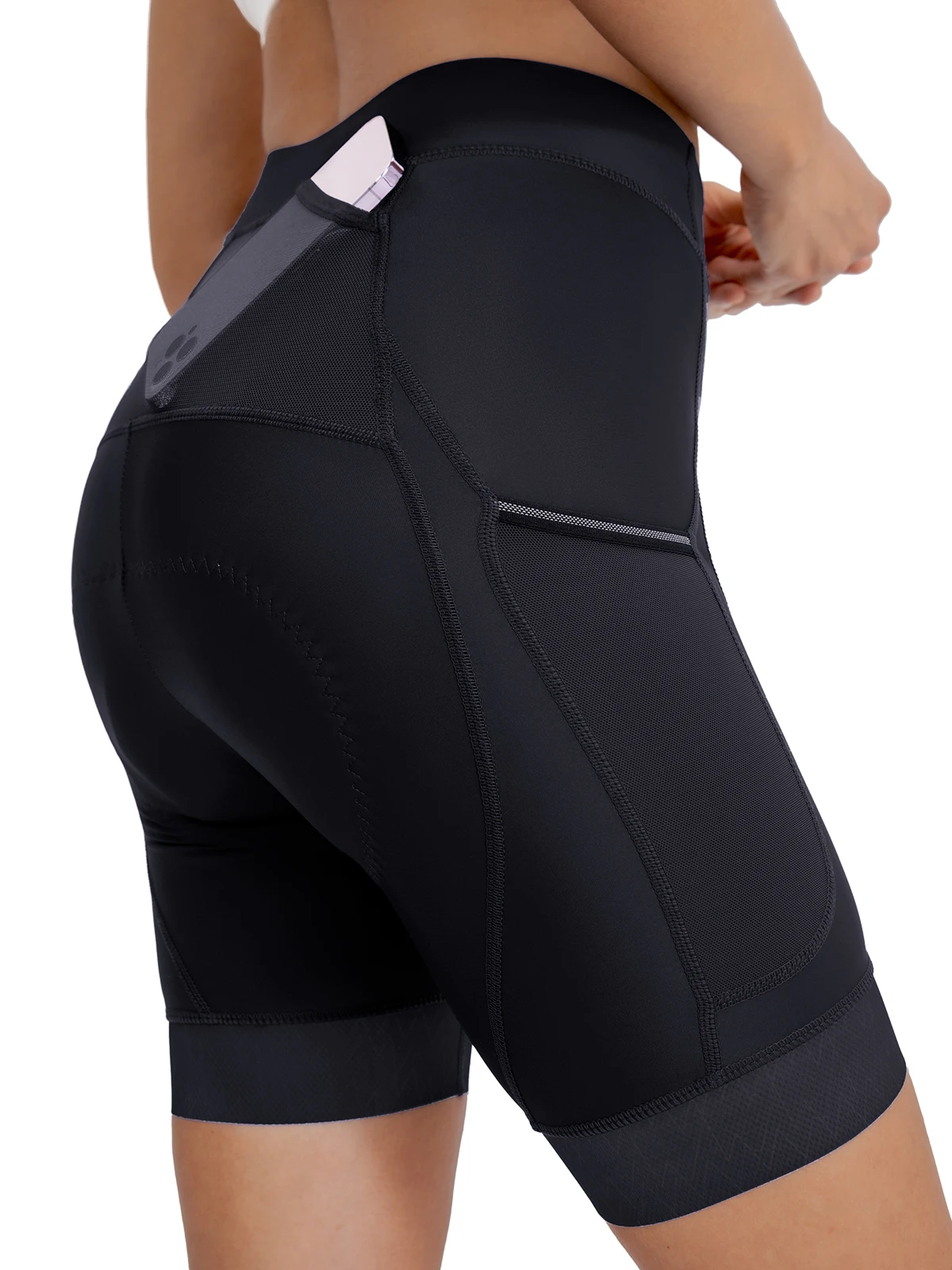 

ARSUXEO 4D Padded Bike Shorts Women Cycling Shorts with Pocket Biking Short Riding Shorts Outdoor High Waist Shorts