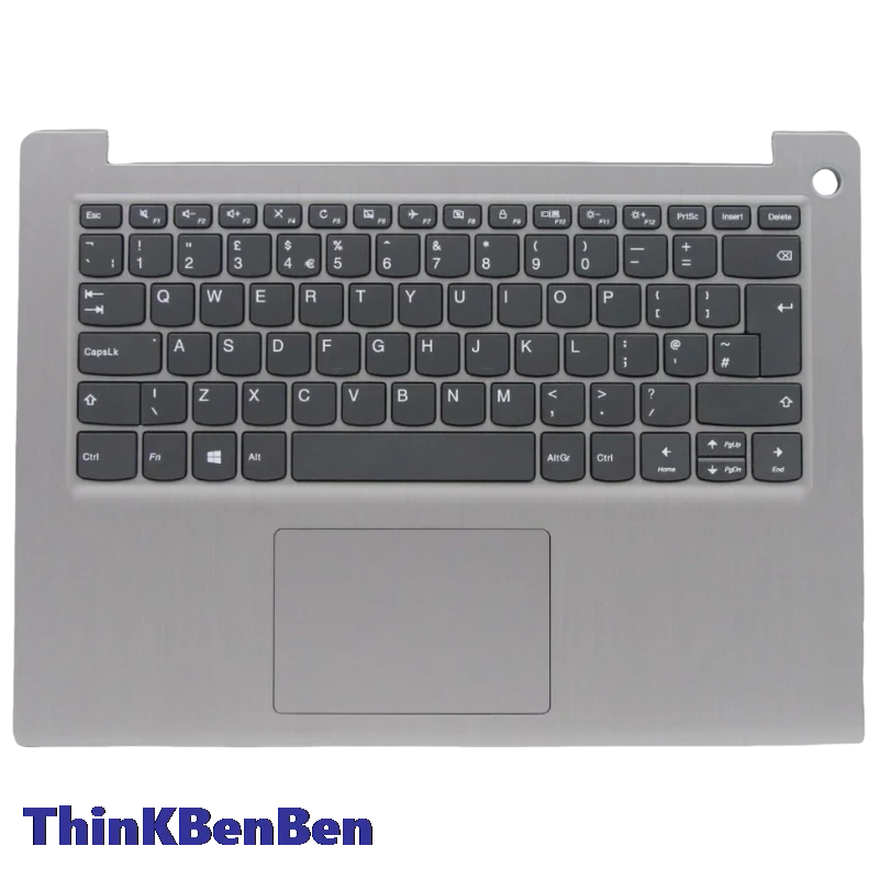 UK English Keyboard Upper Case Palmrest Shell Cover For Lenovo Ideapad 3 14 ADA05 IIL05 ARE05 14IGL05 14IML05 14ITL05 5CB0X56615