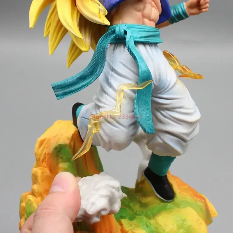 28Cm Gotenks Dragon Ball Beeldje Super 3 Gotenks Actiefiguren Kunnen Licht Pvc Anime Model Collectie Ornamenten Speelgoed Cadeau Uitzenden