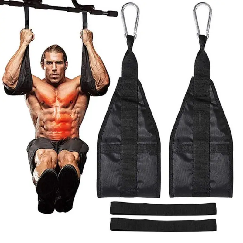Heavy Duty Rip-Resistant AB Sling Straps Suspension Fitness Ein Paar für Pull Up Bar Hängen Bein Raiser Gym Home Fitness Ausrüstung