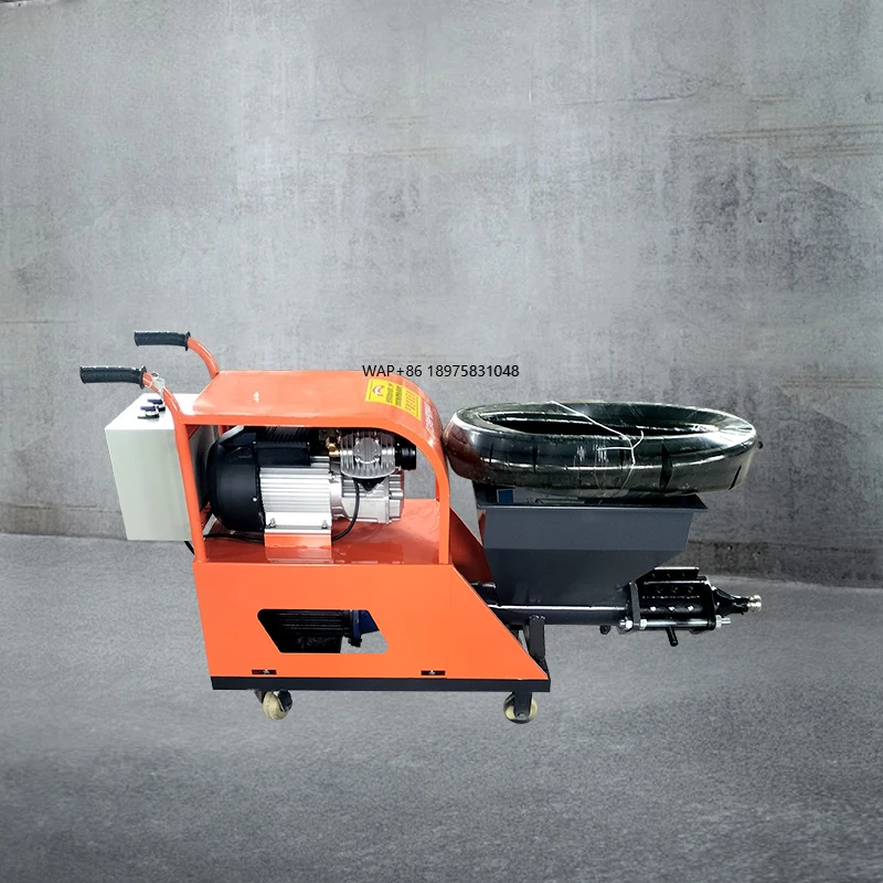 

Electric 220V Mortar Sprayer Concrete Mortar Sprayer Pump-driven Plastering Machine for Building Walls