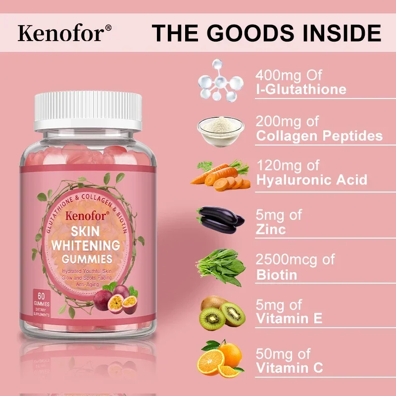 

Glutathione Collagen and Biotin Gummies,Anti-Aging,Supports Hair & Nail Health,Helps Maintain Skin Health,Strengthen Immunity