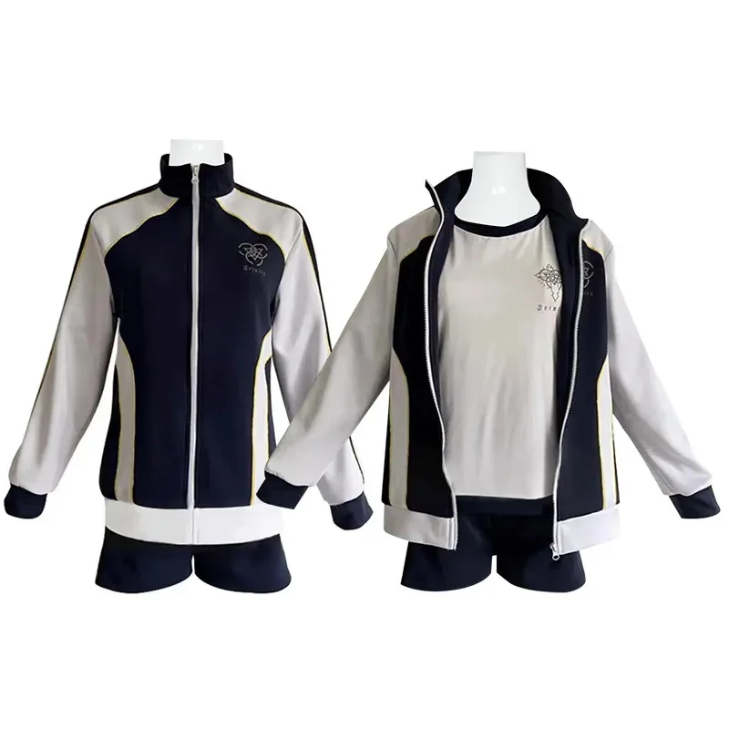 كاندي 2025Iochi ماري تأثيري حلي لعبة الأرشيف هالوين دور اللعب النساء الفتيات مدرسة الصالة الرياضية موحدة بدلة كاملة معطف أزرق Sh