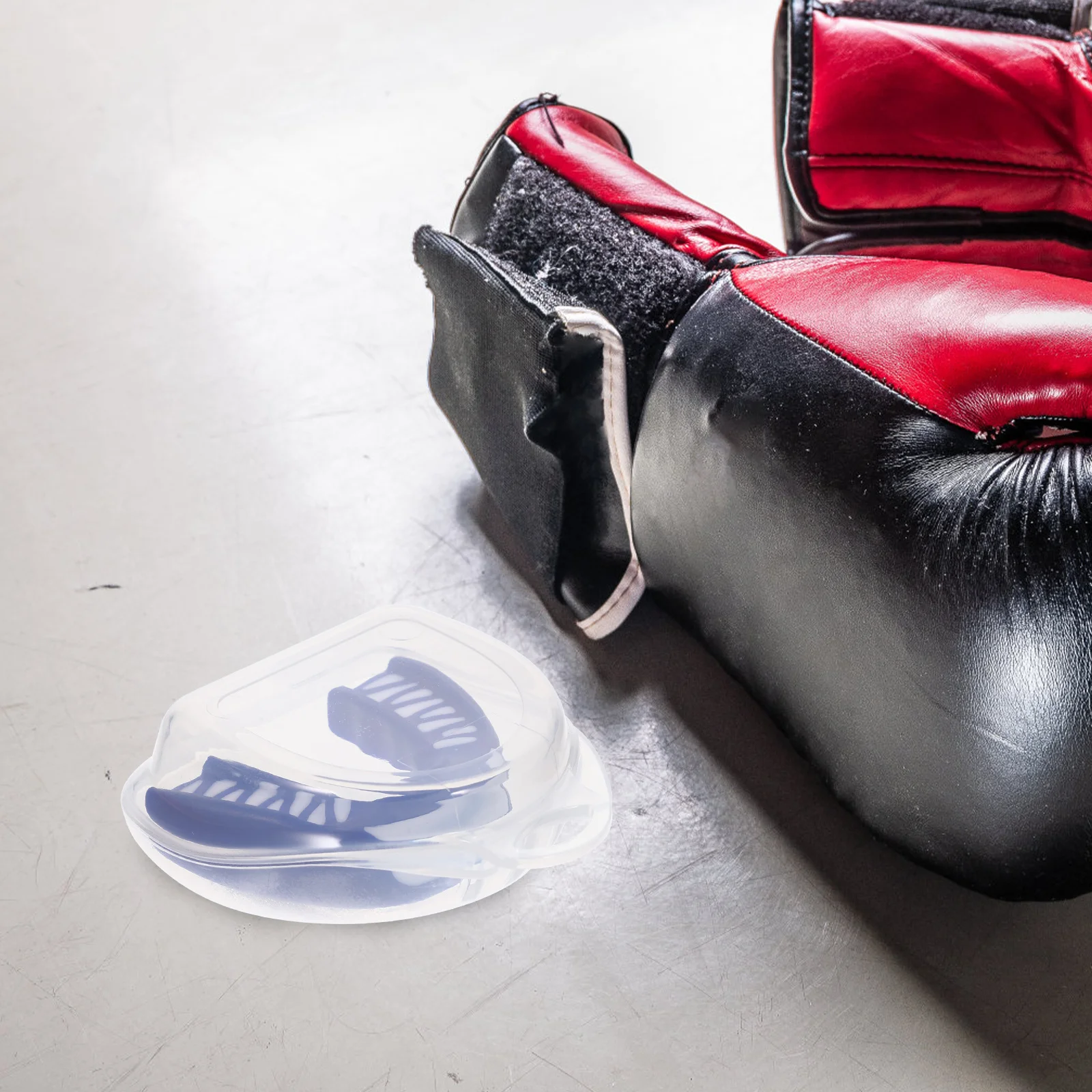 

Boxing Mouthguard Elastic Shockproof Protective Sports Teeth Cover Thick Cushion for Rugby Muay Thai Soccer Combat Sports