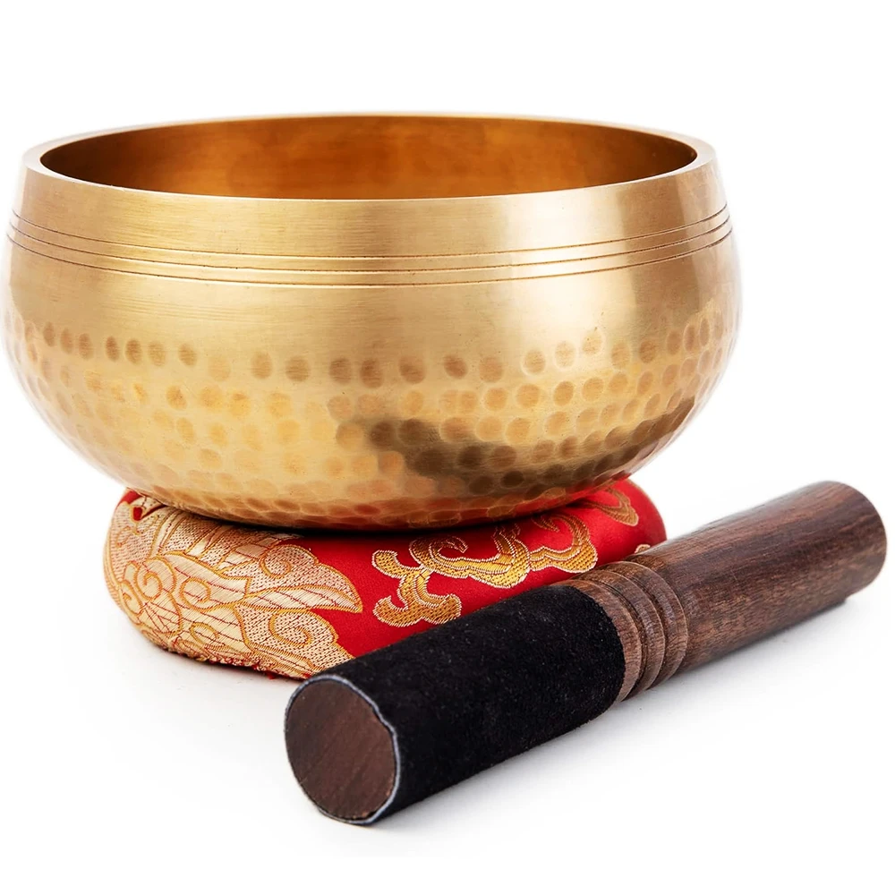 Ensemble de bols chantants faits à la main en bronze, pour le soulagement du stress, la décoration de la maison, le yoga, la pleine conscience, collection culturelle
