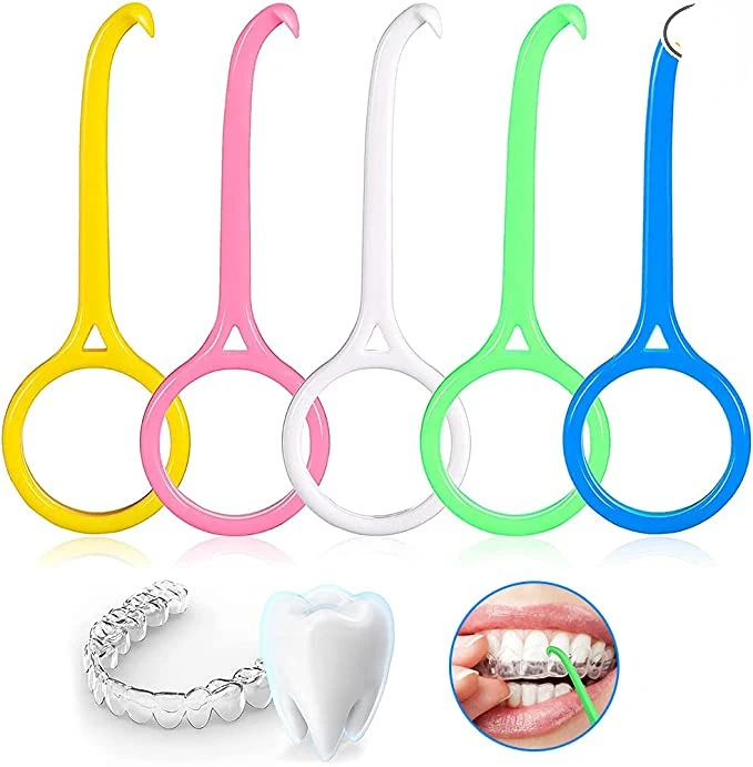 YONGXI 5pcs Dentistry Brace Extractor Removal Tool Hook Orthodontic Aligner Remove Invisible Removable Braces Clear Aligner