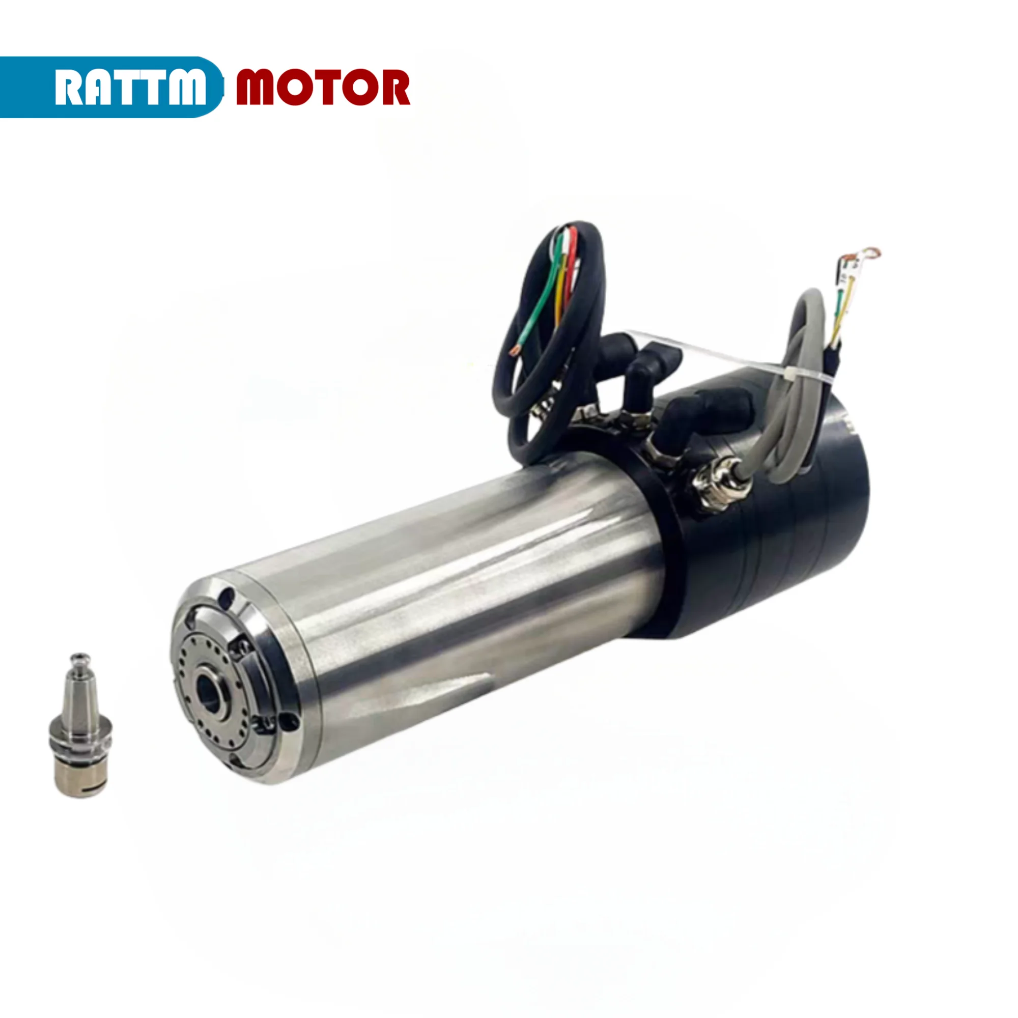 Automatic Tool Changing Spindle Motor High Speed 60000 RPM Copper Aluminum Steel Metal Die Engraving - Robot Grinding