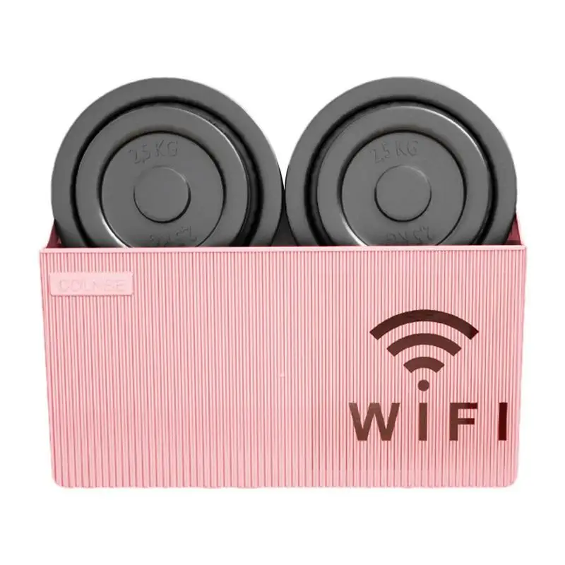 Wifi Router Storage Box Shelf Container Wall Hanging Box Decorative Modem Hider Rack Cable Bins Dossal Packet Brackets For Home