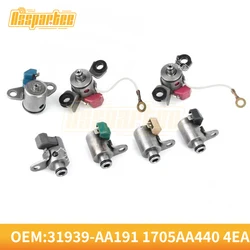 OEM 4EAT Transmission Solenoid Valve Kit 31939-AA191 31939AA130 31939AA160 7PCS For Subaru Baja Forester Impreza Legacy Outback