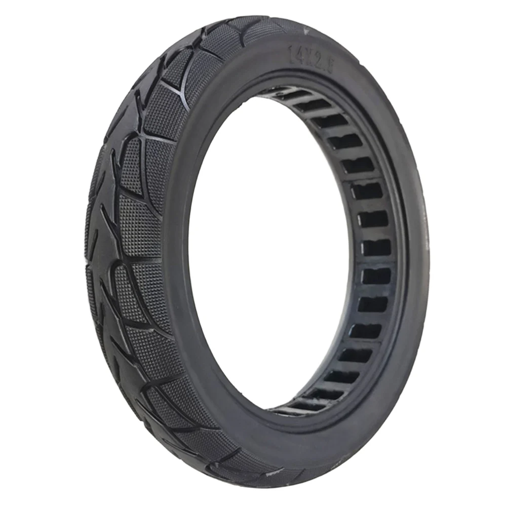 14 Inch 14x2.50 Solid Tyre For Electric Bike 2.50-10 Tire Lightweight For Ebike Bicycle Parts Easy Installation