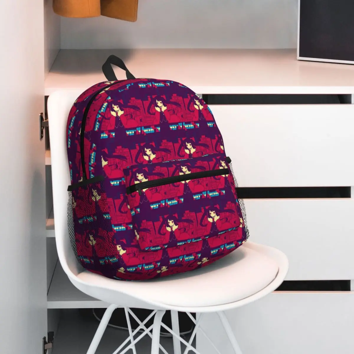 Jill VA 11 Hall A Game Backpack Daypack Large Capacity Children BookBag School Bag Shoulder Bags for Men Women