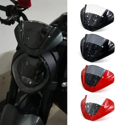 Motorcycle Accessories New Windshield Instrument Protection Fairing with Mounting Brackets For Ducati Monster 950 937 2021 2022