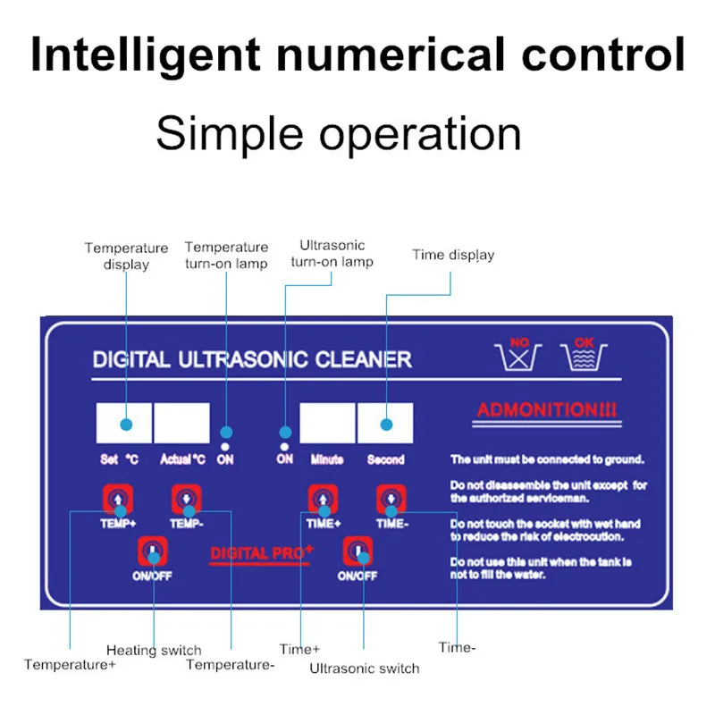 Ultrasonic Cleaning Machine Laboratory Circuit Board Hardware Parts Industrial Degreasing And Derusting Single Groove Ultrasonic