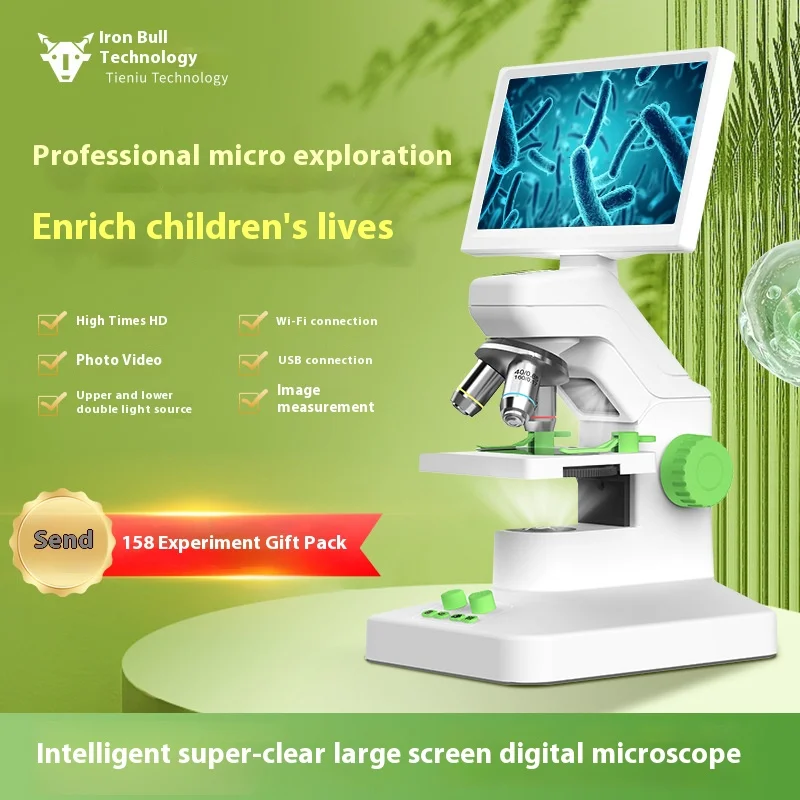 Microscopio de conexión Wifi especializado para la enseñanza de popularización científica infantil