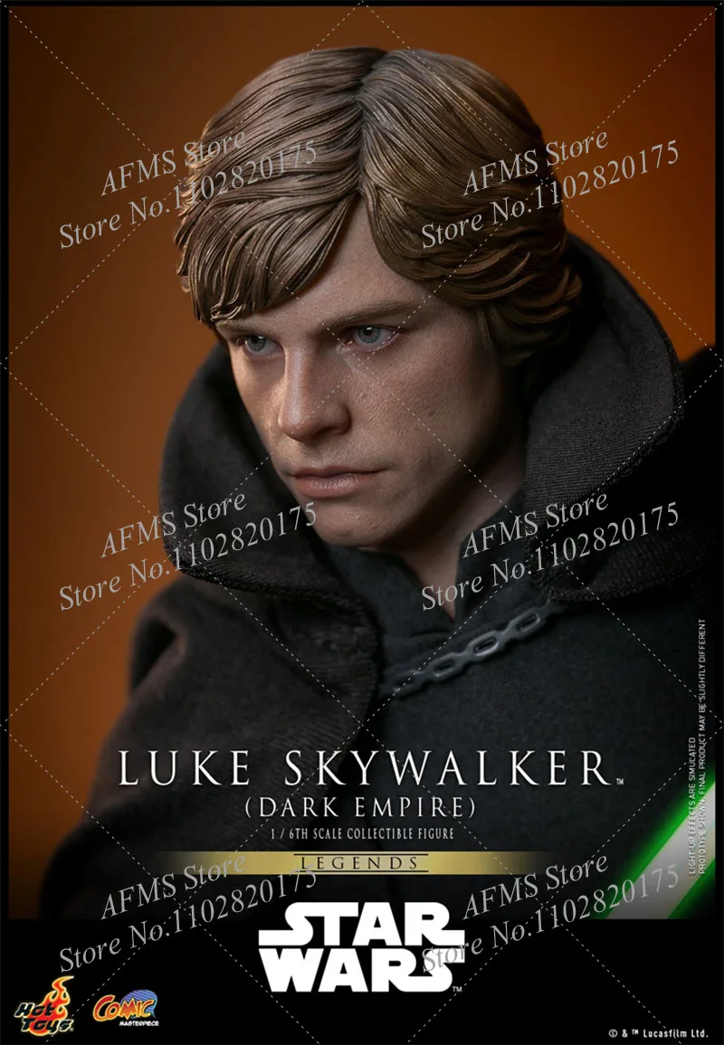 HOTTOYS CMS019 Figura colecionável em escala 1/6 Star Wars Luke Skywalker Império Escuro 12 Polegadas Homens Soldado Bonecos modelo de figura de ação