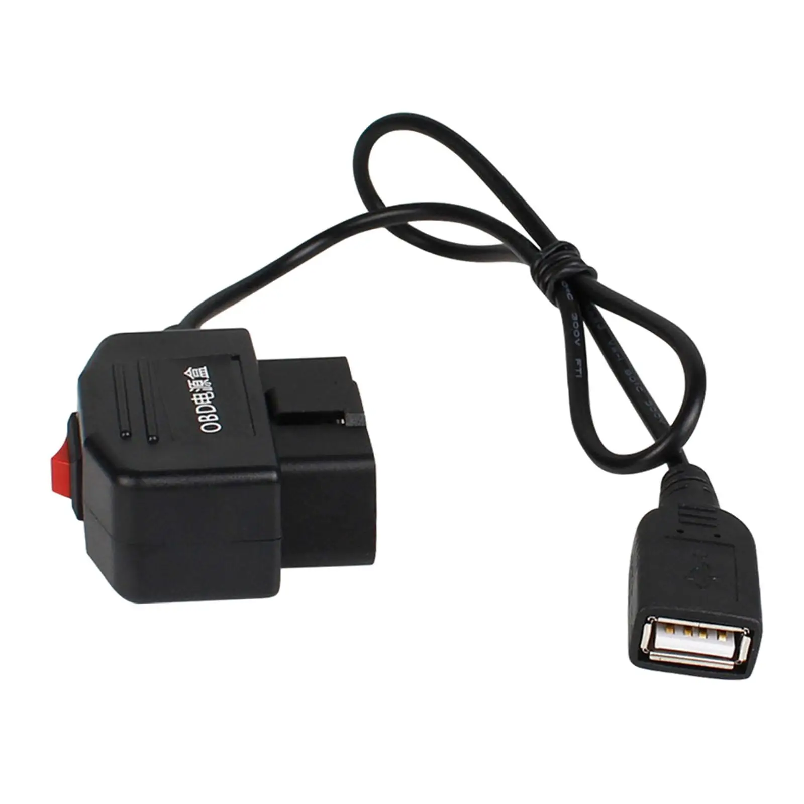 ACC Hardwire Set Parts Two Mode 24 Hours Parking Observe USB Female Adapter USB
