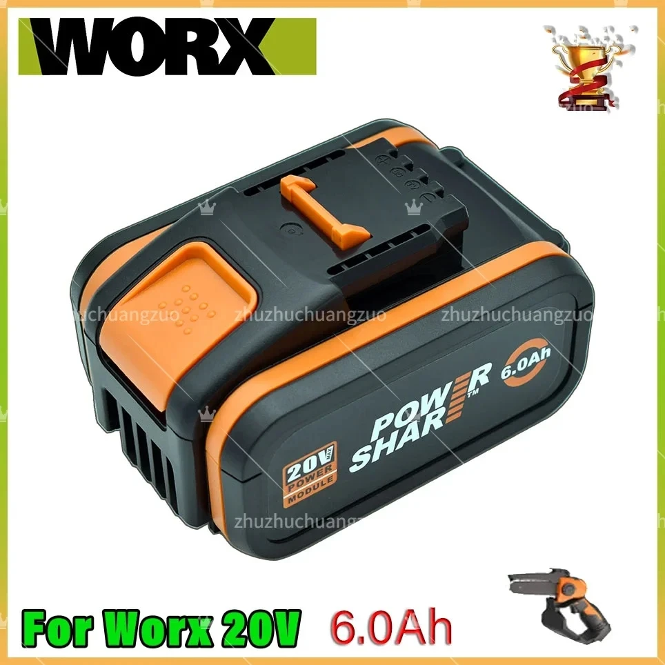 

100% Original Worx WA3553 20V 6.0Ah Battery Cordless Power Tool Spare Batteriies WA3572 WA3553 WX390 WA3551 WX176 WX178 Battery