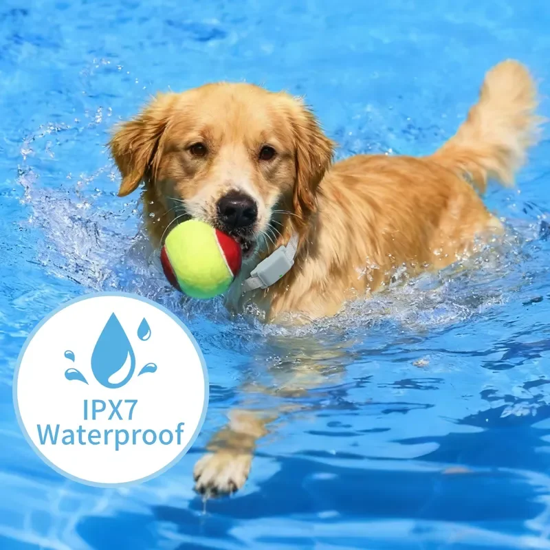 for Dog Waterproof IPX7 Anti-bark Electric Remote Control Harmless Training Collar with 3 Adjustable Modes