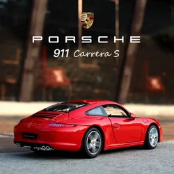 1:24  Porsche 911 CARRERA S  car  alloy car model simulation car decoration collection gift toy Die casting model boy toy F396