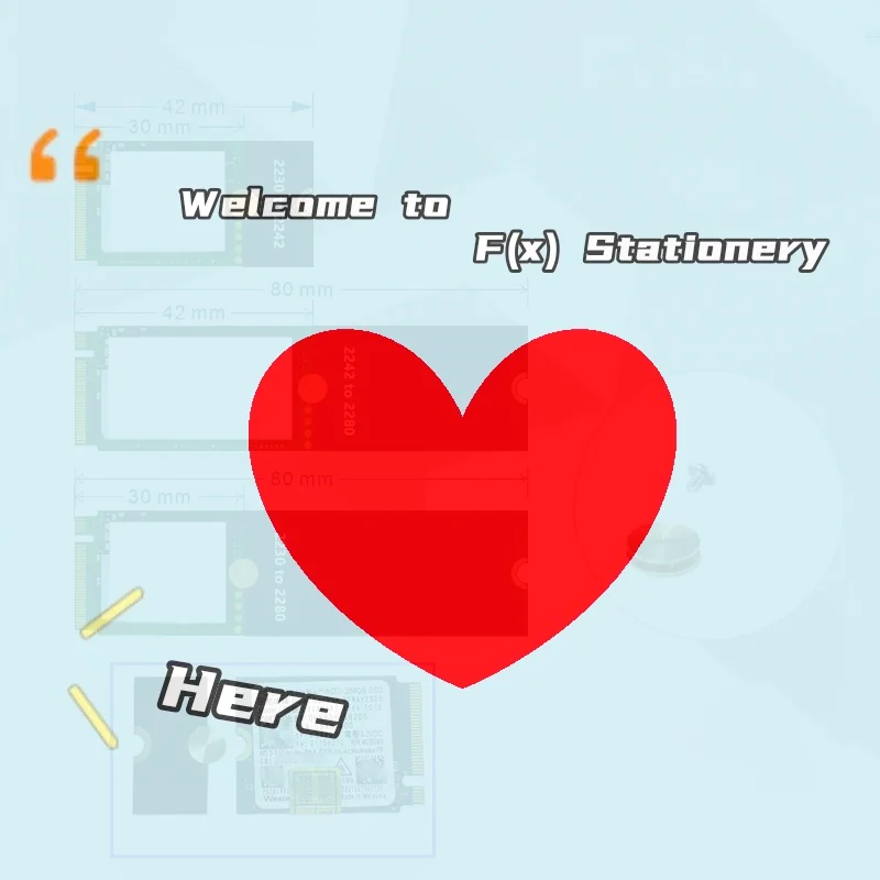 

M2 Solid State Drive Adapter M2 2230 To 2242 2230 To 2280 2242 To 2280 Converter Card Extension Bracket Transfer Card Adapter