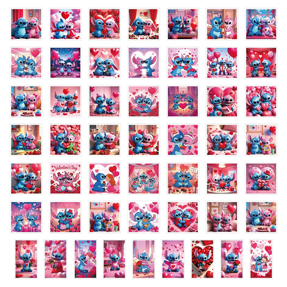 10/30/50 Stuks Leuke Stitch Cartoon Stickers Kawaii Anime Graffiti Sticker Diy Valentijnsdag Gift Bagage telefoon Decals Decoratie