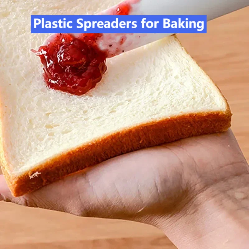 

No-Mess Butter Spreader, Non-Sticky Plastic Spatula for Evenly Coating Toast, Cakes & Bread