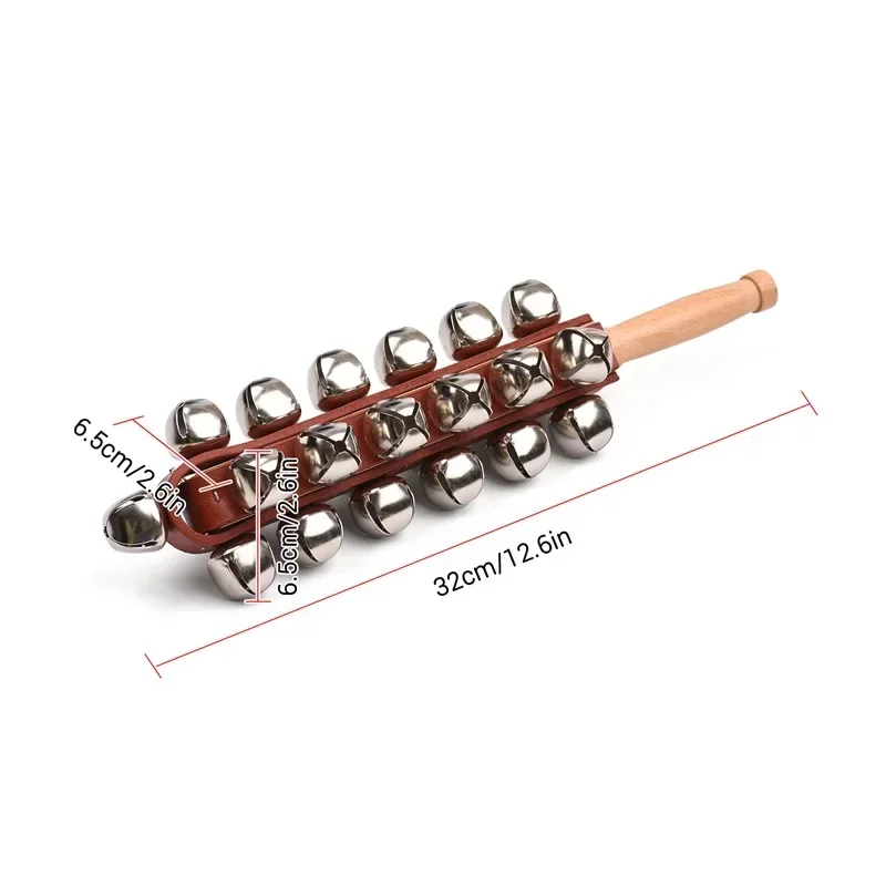 ハートのおへそ　5点まとめDing Jingle Bells(即購入不可) Hand Jingle Bells Hand Sleigh Bells Wooden Shaker Jingle Bells