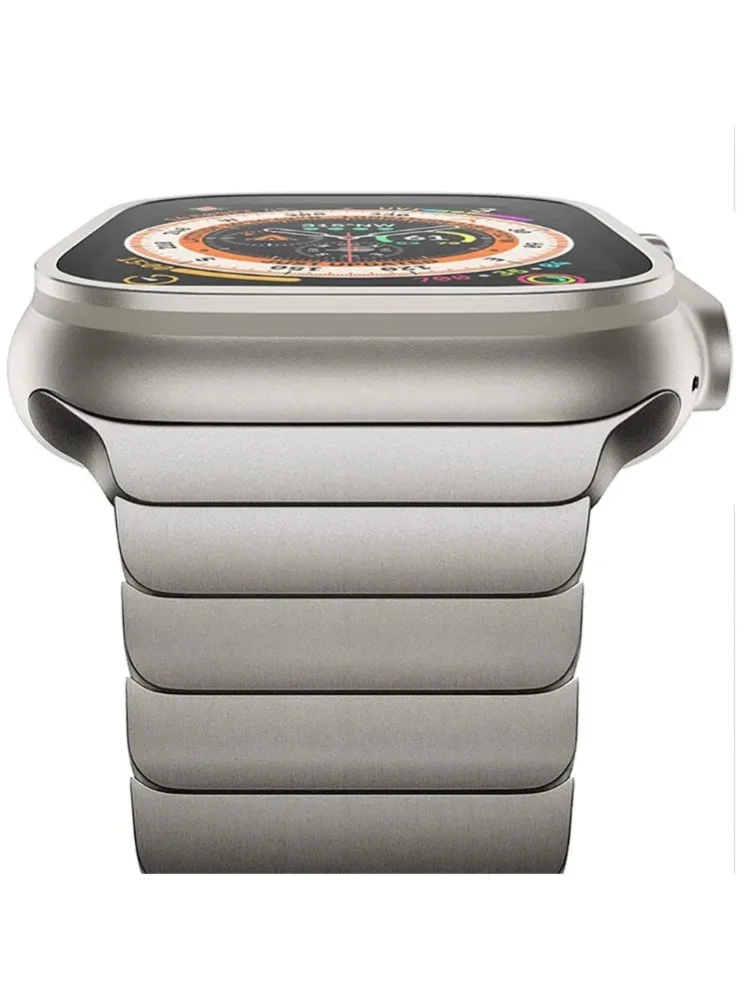 Luxuriöses Edelstahl-Armband für Apple Watch Series 10 9 8 7 46mm 45mm 41mm Gliederarmband Iwatch Ultra 2 49mm IWatch Metallband