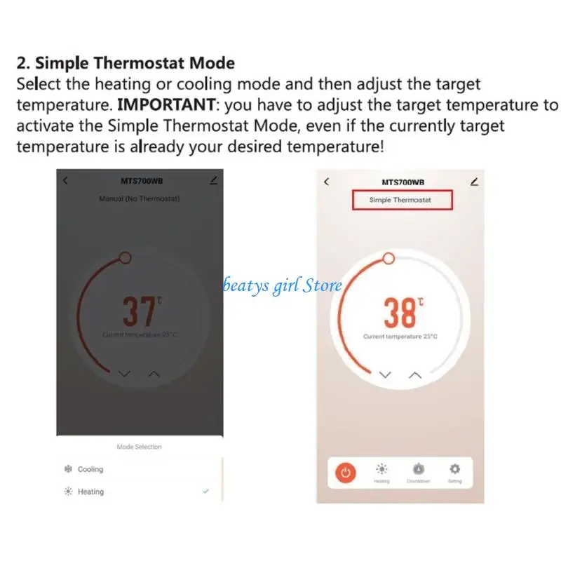 

C7AB Remote Controlled Intelligent Outlet With Build In Thermostat Countdown Function