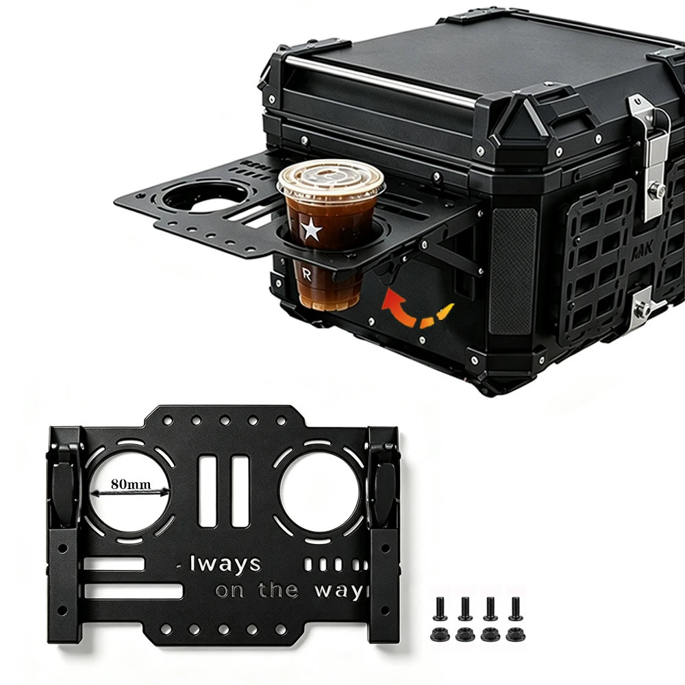 Folding Molle Panel Universal Motorcycle Trunk Tail Box Tactical Modular Organizer Top Case Side Panel Expand Storage