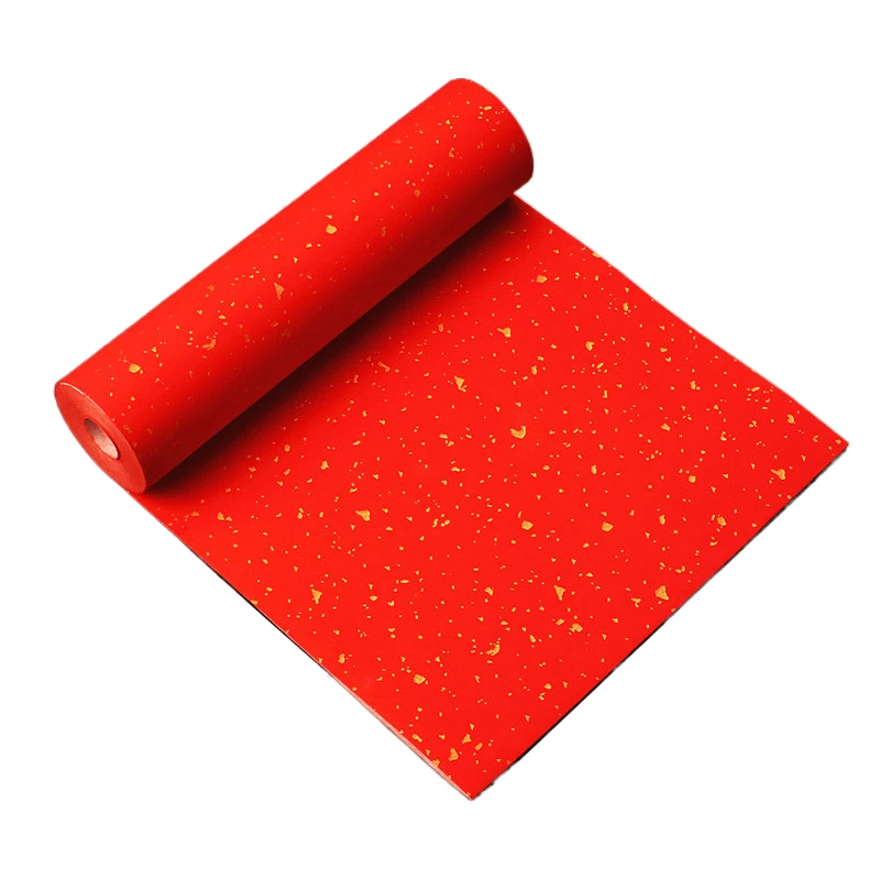 Rotes Reispapier Decoupage Rotes Xuan-Papier Chinesisches Frühlingsfest Couplets Papel China Neujahr DIY Pinsel Kalligraphie Rotes Papier