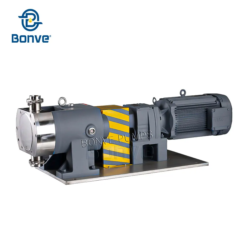 Food Grade Tri-lobe Rotary Pump For Dairy And Ice Cream With Polished Surface & Hygienic Design 3HP Variable Speed