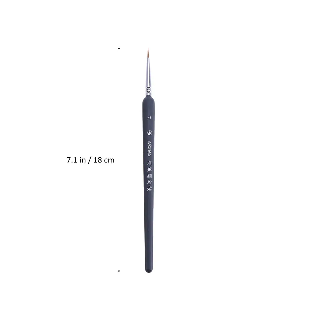 

6 Pcs Brushes Fine Paint Brush Durable Wolf Hair for Watercolor Oil Painting Watercolor Brush Artists Beginner