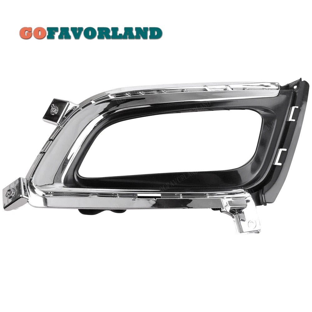 

Front Left Or Right Bumper Fog Light Lamp w/Bezel Frame Plastic Black 86551-2T500 86552-2T500 For Kia Optima 2014 2015