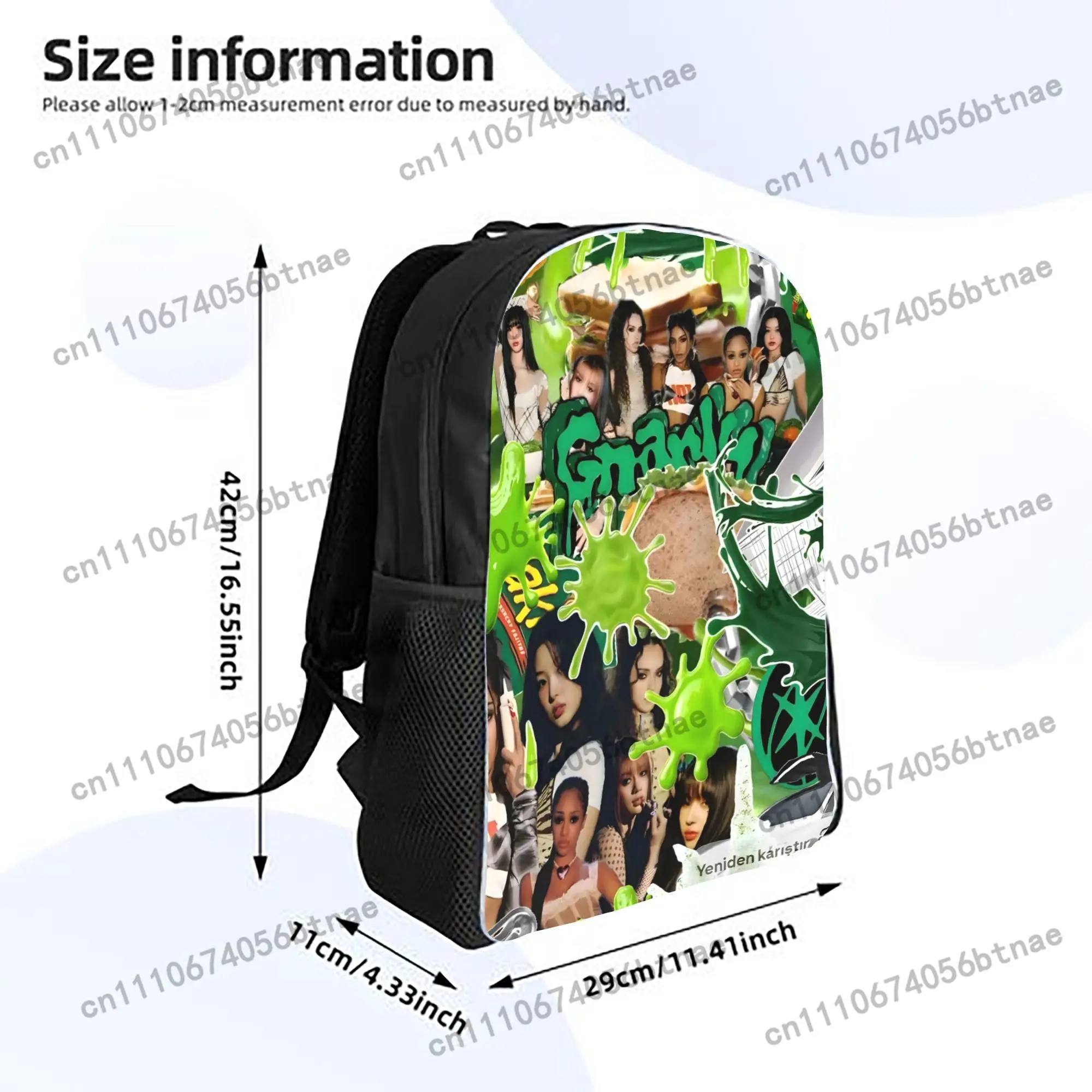 Gnarly Group Minimalist Single Layer Backpack - Compact & Lightweight Carry- With Spacious Main Compartment, For Coffee Runs, Cl