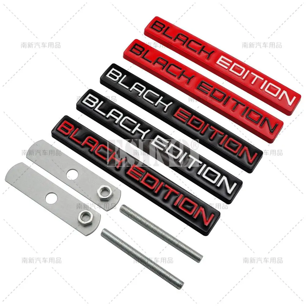 

Стайлинг автомобиля 3D Black Edition декоративная металлическая эмблема гриля задний багажник значок на крыло наклейка на кузов автомобильные аксессуары