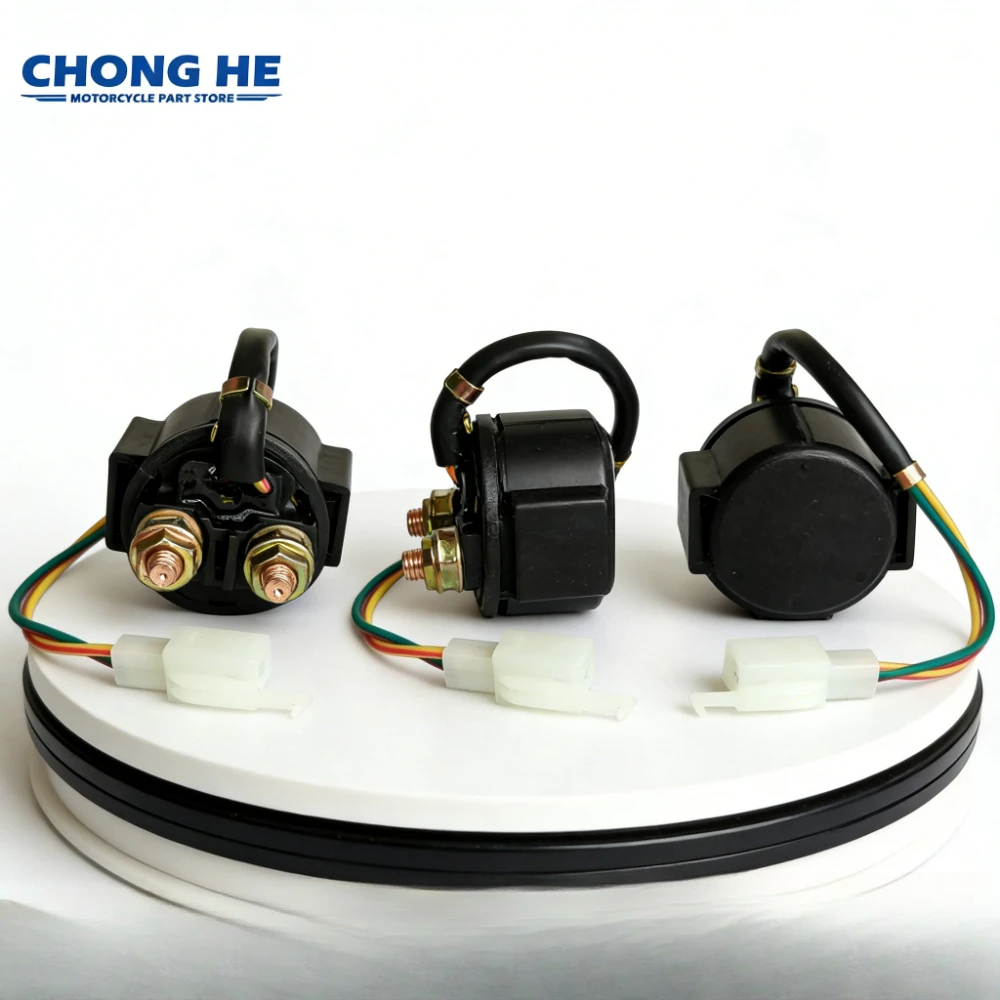 1pc/2pc 125cc-700cc Motorcycle 12V Electrical Starter Relay Solenoid Ignition Switch For Hyosung for Honda for Yamaha