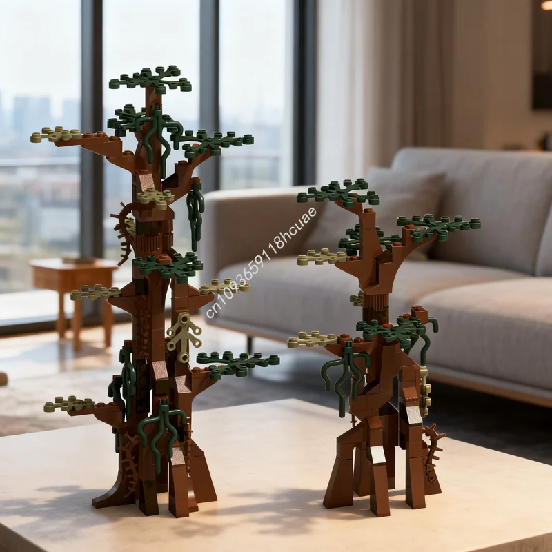 

199pcs MOC Star Battle Dagobah Swamp Trees Model Building Blocks Construction Christmas Gifts Idea Education Toy Kids Brick