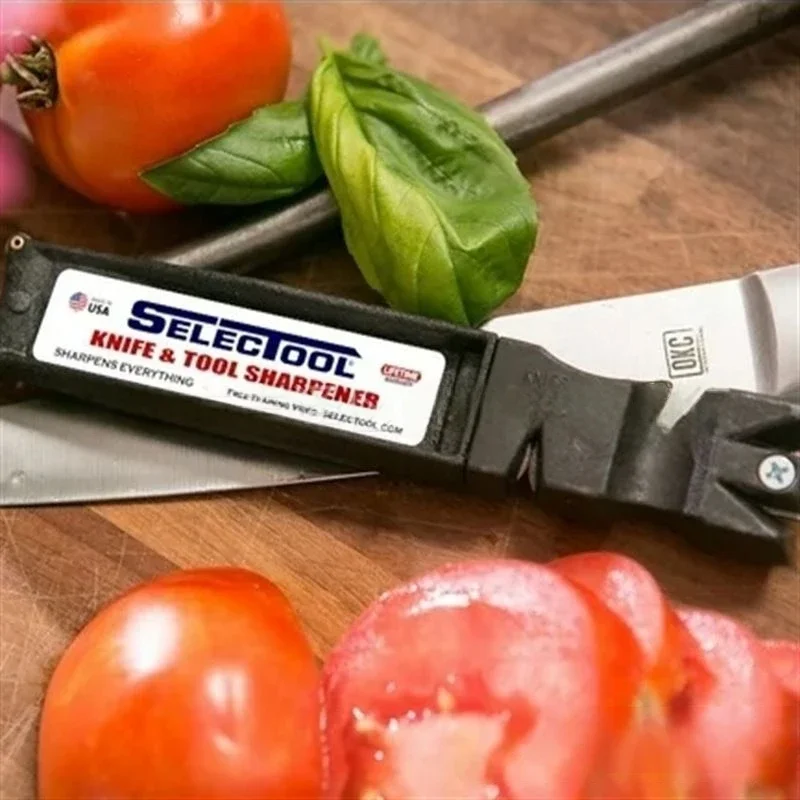 

4 in 1 Handheld Knife Sharpener Tool for Pocket, Chef & Serrated Knives, Manual Kitchen Knife Sharpeners