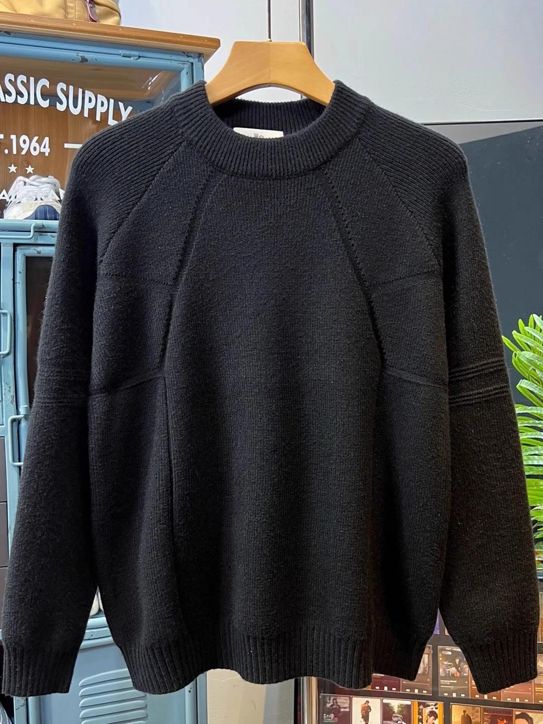 

Мужской повседневный вязаный свитер с круглым вырезом, утепленный, осенне-зимний, новый, простой, с цветными вставками, теплый, универсальный