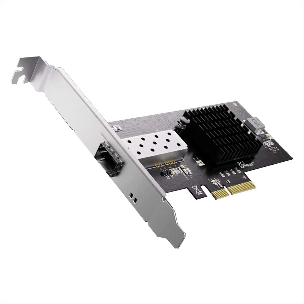 ABAN + 10GB M.2Pcie 4X Server Network Card X520-da Fiber Optic Ethernet Adapter 82599 Chip for Desktop