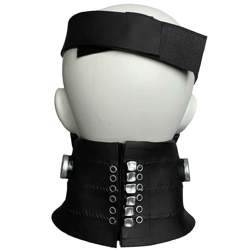 Halloween-Requisiten Masken Cosplay-Zubehör, Cosplay-Perücke mit Verstellbarem Reißverschluss aus Gummi – Detail 6