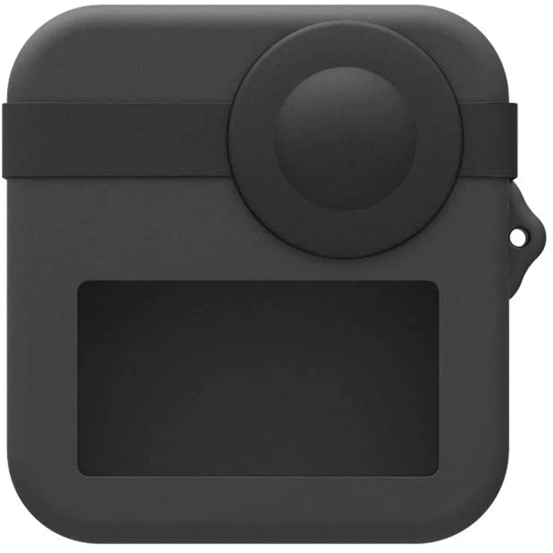 Silicone Case para Gopro Max, Dual Lens Caps, Capa Protetora, Action Camera Acessórios