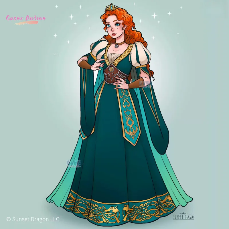 أزياء كالفاري ميليندا ماي التأثيرية فستان رائع زي موحد لحفلات الهالوين ملابس لعب الأدوار للنساء #5