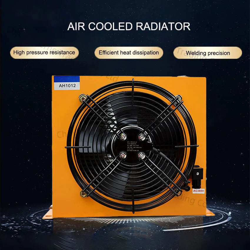 

AH1012T Hydraulic Air Cooler Air Cooled Oil Radiator 24V/12V/220V/380V Truck-Mounted Crane Modified Fuel Tank Cooling Cooler