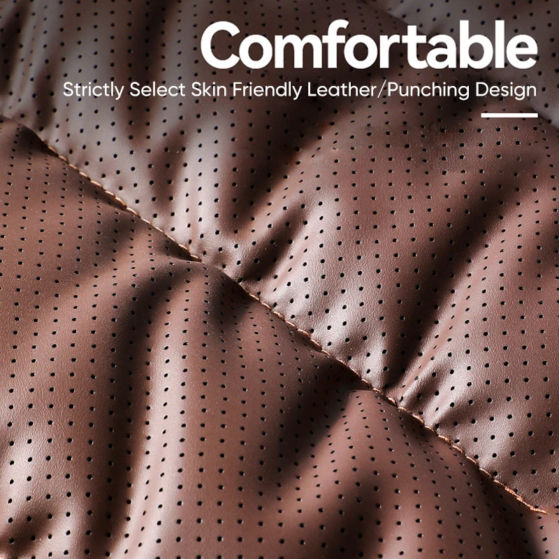NAPPA Leather Car Seat Cover Universal Vehicle Seat Cushion Anti-Slip Seat Protector Mat Waterproof Soft Wrapping Surface Covers