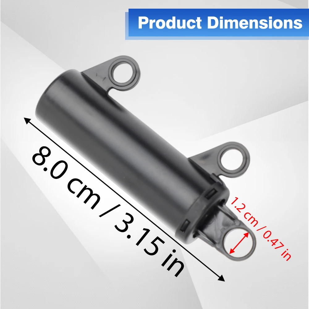 1PC Left Hand Drive Glove Box Soft Open Damper ABS Black For Ford Maverick 2022-2026 Release Shock Support Stop