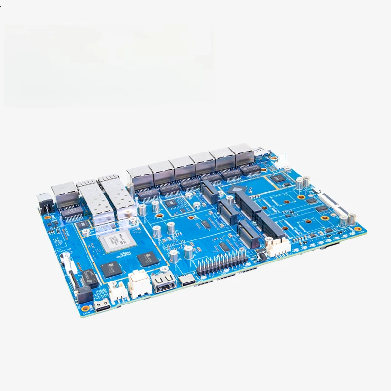 BPI-R4 Pro-8X Supports Wifi7 Network Interface Card Open Source Router Development Board MediaTek MT7988