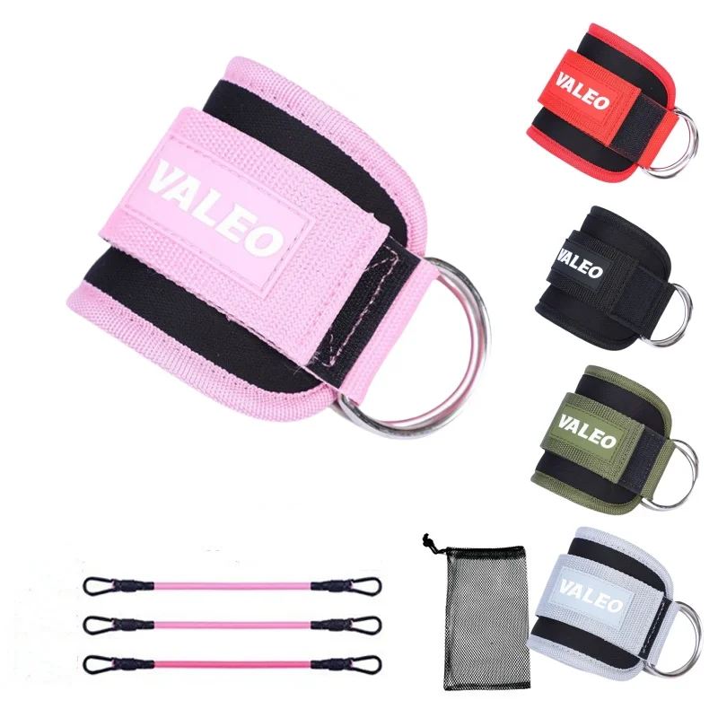 Juego de bandas de resistencia con correas para el tobillo, equipo de entrenamiento para glúteos, pesas para el tobillo, bandas para hacer ejercicio a tope