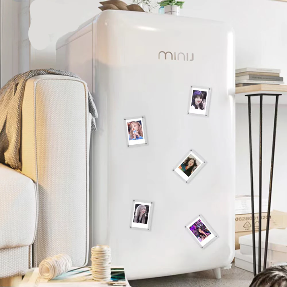 3 بوصة صور الاكريليك إطار شفط مغناطيسي لتقوم بها بنفسك ل Fujifilm Instax Mini 12 11 9 8 7s 25 50s EVO كاميرا فيلم صغير ورق طباعة الصور